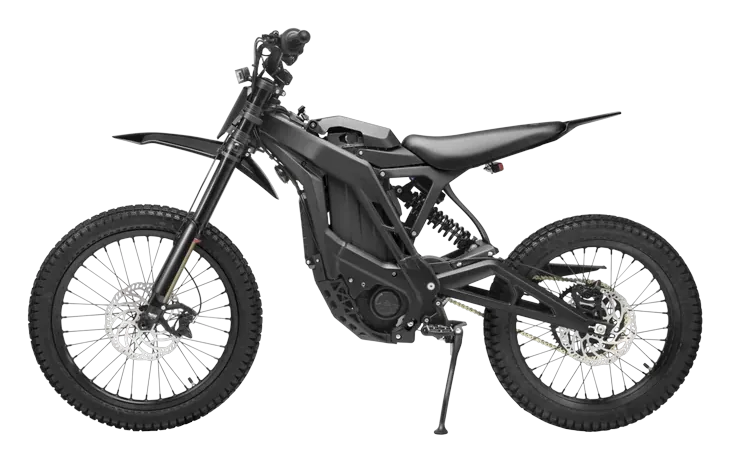E RIDE PRO SS 2.5, cross electric negru, vedere laterală